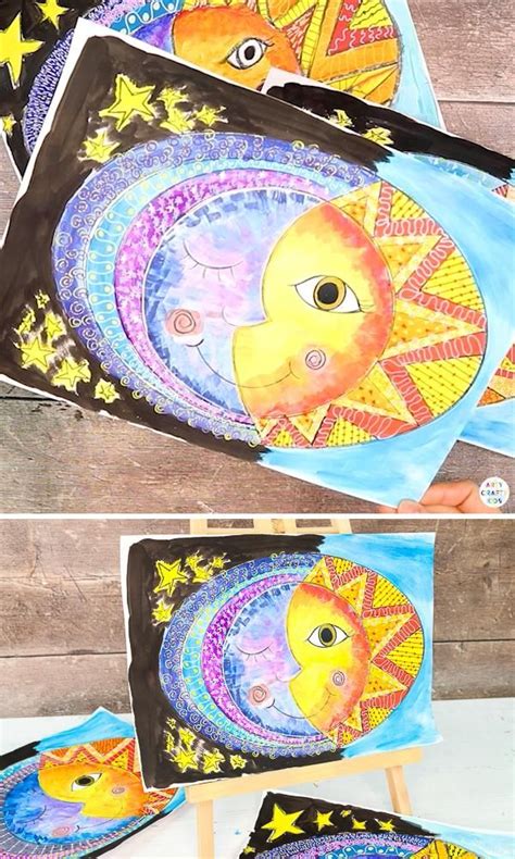 Sun And Moon Art For Kids Artofit