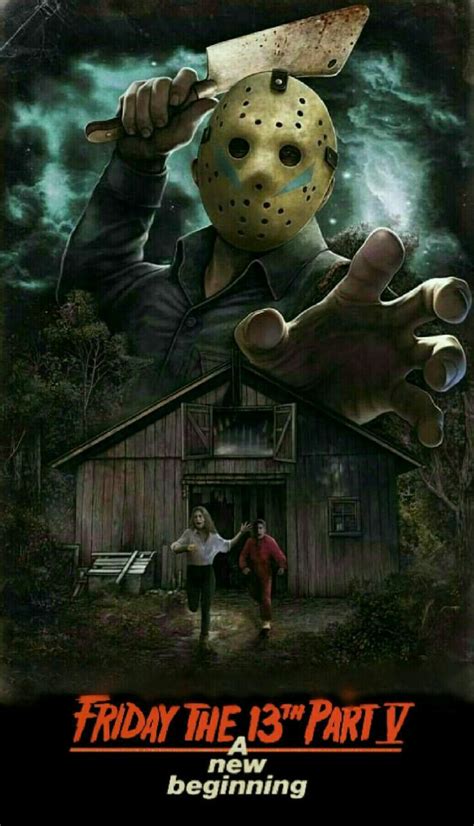 Friday The 13 Part 5 Horror Movie Poster Slasher Classic Horror