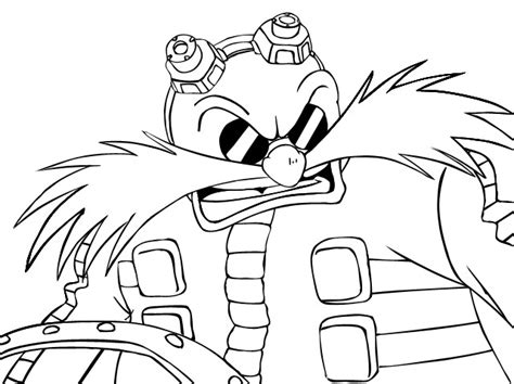 Printable doctor eggman robotnik sonic coloring page. Dr. Eggman Coloring Pages Coloring Pages
