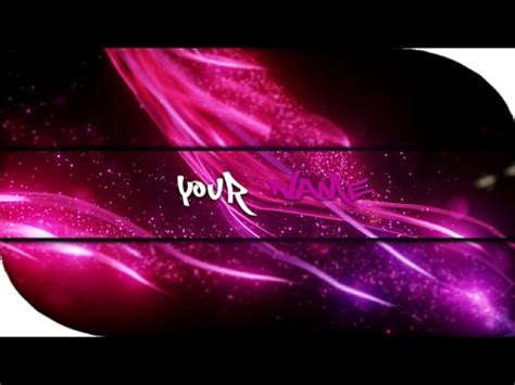 How To Make A Cool Pink YouTube Banner In Android. - YouTube
