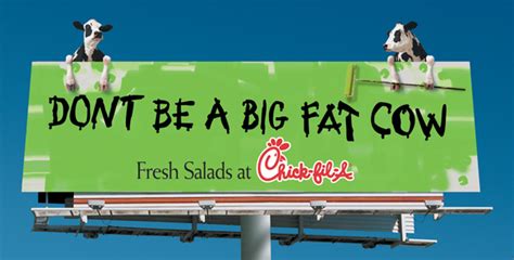 chick fil a s “eat mor chikin” campaign on behance