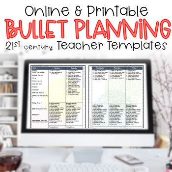 New adventures await in 2021 and what better way to start the year than visit the beautiful country of costa rica. Editable Teacher Binder 2020-2021 Bullet Lesson Planning ...