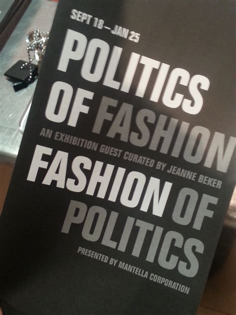 The Politics Of Fashion