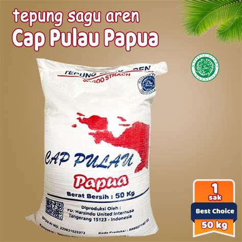 Jual Tepung Sagu Aren Cap Pulau Papua 50 Kg Di Lapak Sarenti Mart