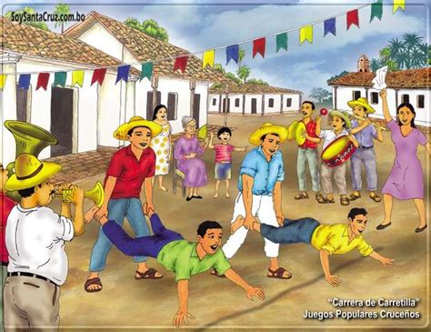 Los juegos tradicionales son aquellos que no requieren el uso de instrumentos especializados sino de elementos que se pueden encontrar en la. la web mas chevere: Juegos Populares de Santa Cruz