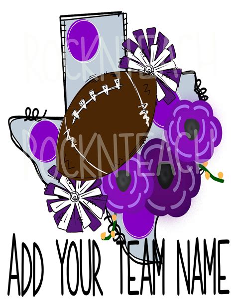 Texas Football Sublimation Png Football Png Football Etsy In 2022