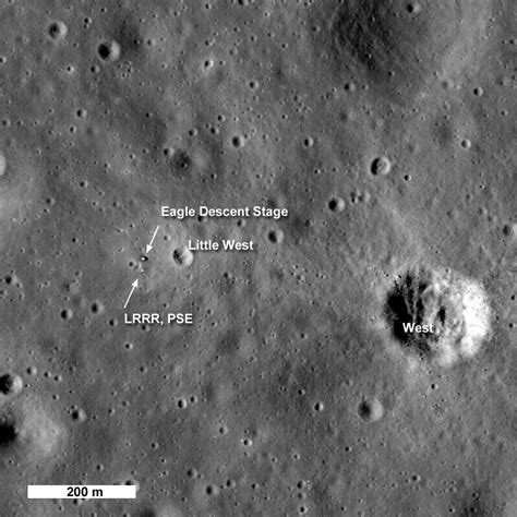 Apollo 11 Second Look Lunar Reconnaissance Orbiter Camera
