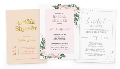 Print Bridal Shower Invites Online Free Personalized Samples Truly