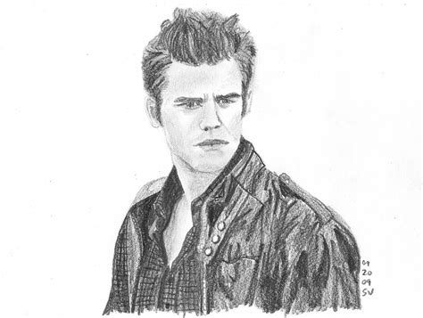 The Vampire Diaries Drawing Pencil Sketch Colorful Realistic Art