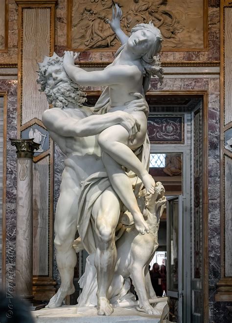 Bernini was only 23 years old at its completion. Le Bernin Enlèvement de Proserpine Bernini Galerie Borghèse