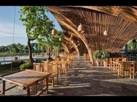 Nah, pada desain rumah minimalis type 36/60 ini halaman depan lebih kecil, tetapi dengan desain interior yang cukup baik. Desain Warung Makan Cantik Dari Bambu - YouTube