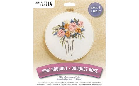 Leisure Arts Kit Embroidery 6 Bouquet Michaels
