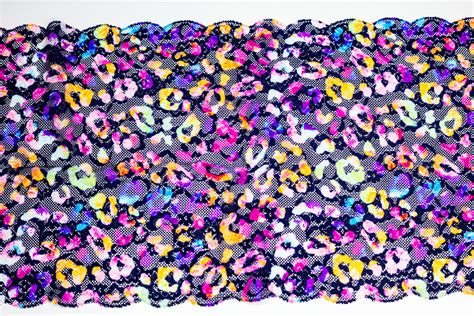 9.25″ Multi Color Leopard Print Stretch Laces