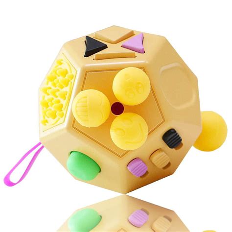 Vcostore 12 Sides Fidget Cube Dodecagon Fidget Toy Dice Stress And