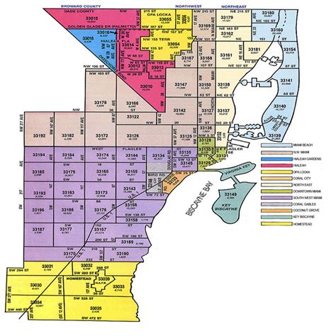 Map Zip Code Miami Fl London Top Attractions Map