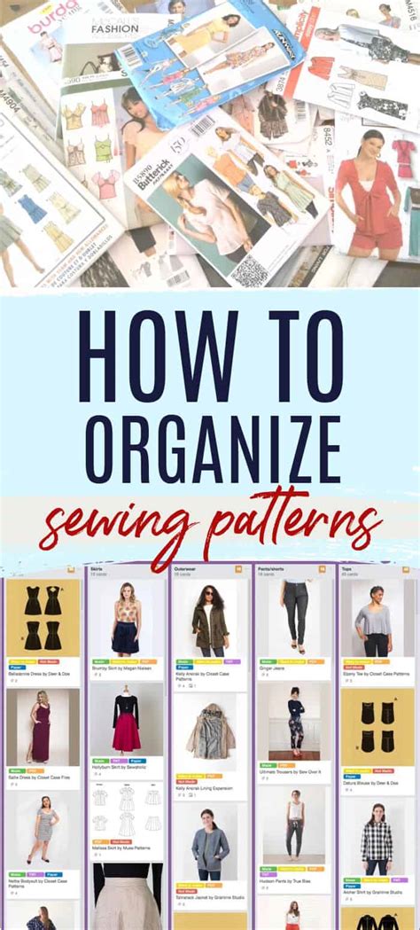 How To Store Sewing Patterns
