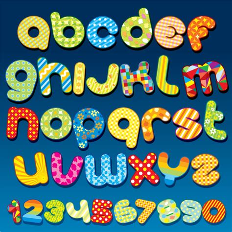 Happy Delicious Stuff Clip Art Alphabet Fancy Design