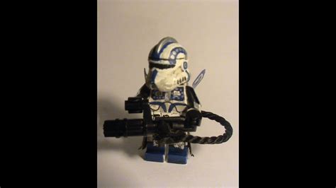 Lego Star Wars Custom Minigunner Clone Trooper Youtube