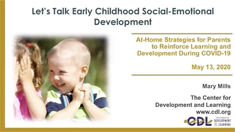 Lets Talk Early Childhood Social Emotional Development Youtube