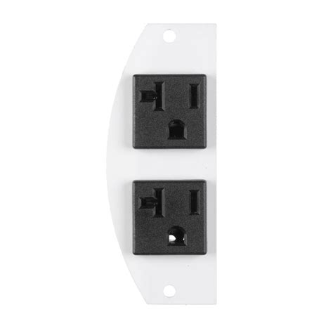 Recessed 8 Series Sub Plate Perimeter 2 20a Pre Wired Receptacles