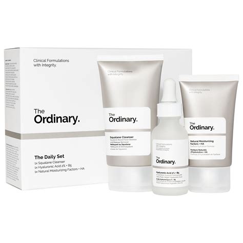 The Ordinary The Daily Set Daily Set The Ordinary Moisturiser