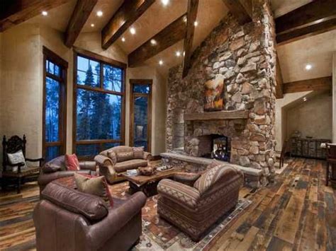 Stunning And Luxury Mountain Home Mountain Home Interiors Cabin