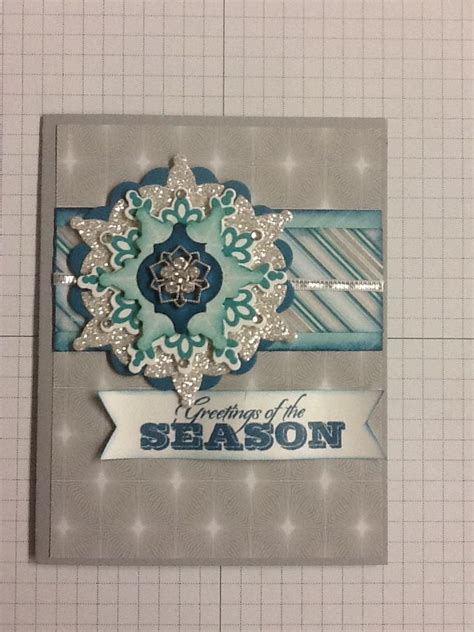 Su Winter Frost Dsp Festive Flurry Stamp Set Stampin Up Cards