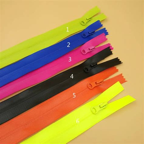 New 3 Colorful Close End Nylon Waterproof Short Zipper 20cm 5pcs Diy