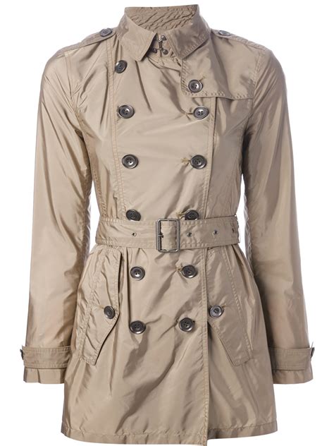 Burberry Brit Lightweight Trench Coat In Natural Lyst