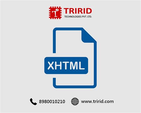 Xhtml Syntax Understanding Development