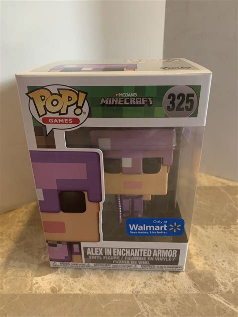 Funko Pop Games Minecraft 325 Alex In Enchanted Armor Walmart