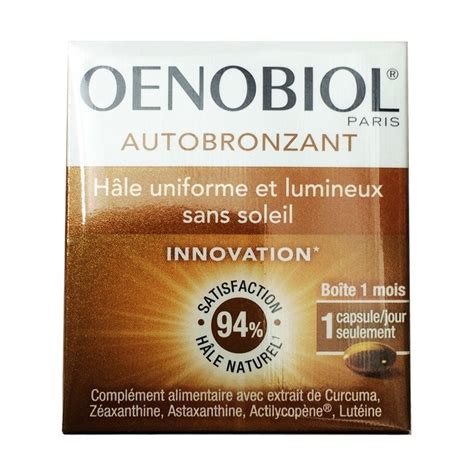 Oenobiol Autobronzant 30 Capsules Pharmacie Coint Mellick