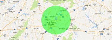 Greater Atlanta Area Map