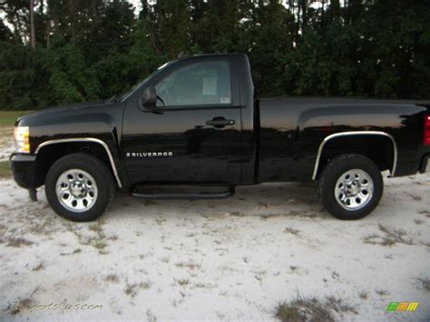 2008 Chevrolet Silverado 1500 Ls Regular Cab In Black 319588 Jax