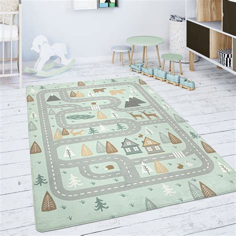 Bio kinder unterwäsche von hessnatur. Kinderteppich Teppich Kinderzimmer Spielmatte Straße Bär ...