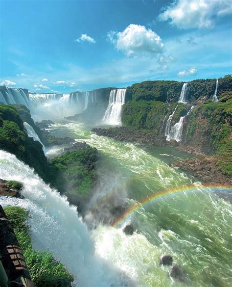 Iguaçu Falls It Is Shared Between Brazil And Argentina It Is