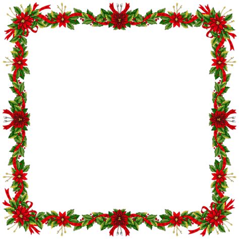 Large Christmas Transparent Png Photo Frame Moldura Para Fotos Natal