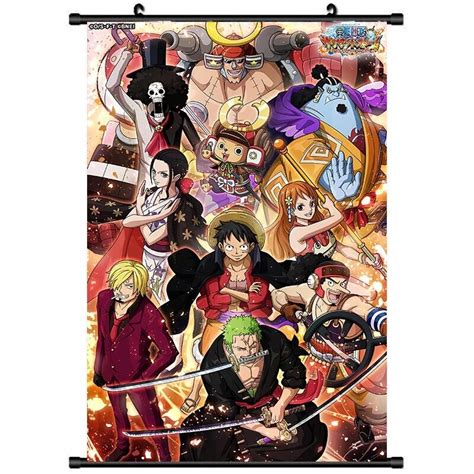 One Piece Character Anime Wall Scroll Poster Manga Picture Canvas Print