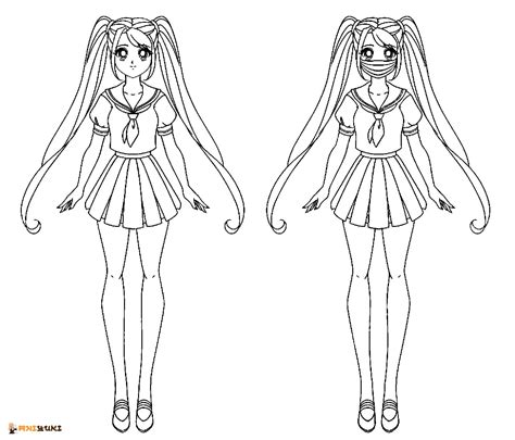 Dibujos De Chicas Anime Para Colorear 100 Dibujos Para Colorear