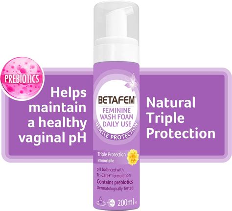 Betafem Feminine Wash Foam Ml Gentle Protection Against Vaginal