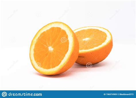 Orange Fruits Isolated On White Background Stock Image Image Of