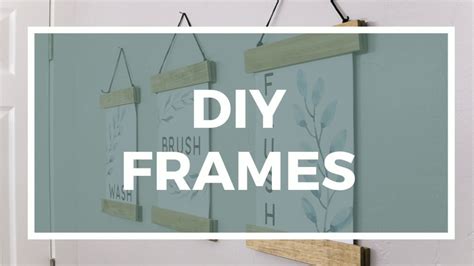 Magnetic Poster Frame How To Make A Diy Frame For Printables Youtube