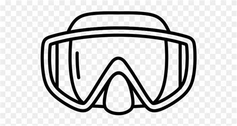 Different skirt colors perform differently underwater, and the only way to know which you prefer is to try diving with a variety of different styles. Library of scuba diving mask jpg freeuse black and white ...