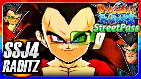 With dragon ball fusions being available both physically and digitally in japan, many dragon ball fans got their hands on the game to create the most bizarre fusions they can think of. Dragon Ball Fusions 3DS English: SSJ4 Raditz (SSJ4 Saiyan ...