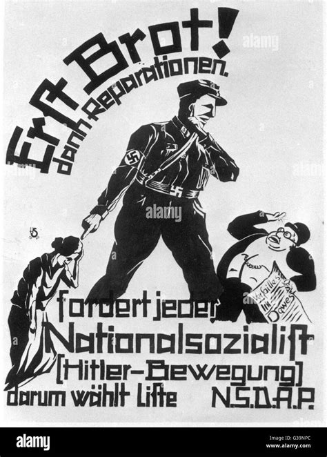 Nazi Propaganda Poster Stock Photo Alamy
