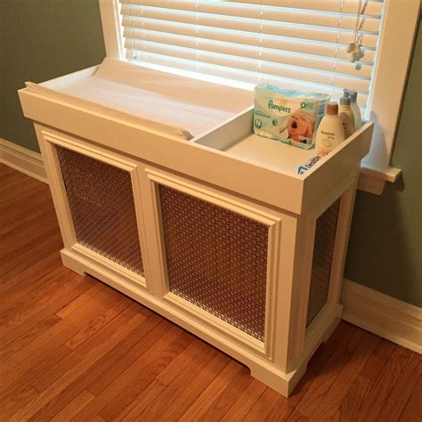 Diy Radiator Cover Baby Changing Table Changing Table Storage Diy