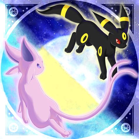 Espeon And Umbreon By Linachi0 On Deviantart