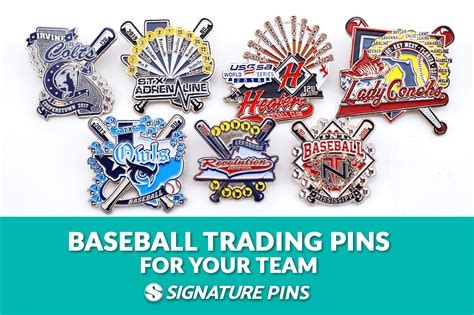 Baseball And Softball Trading Pins For Your Team Signature Pins