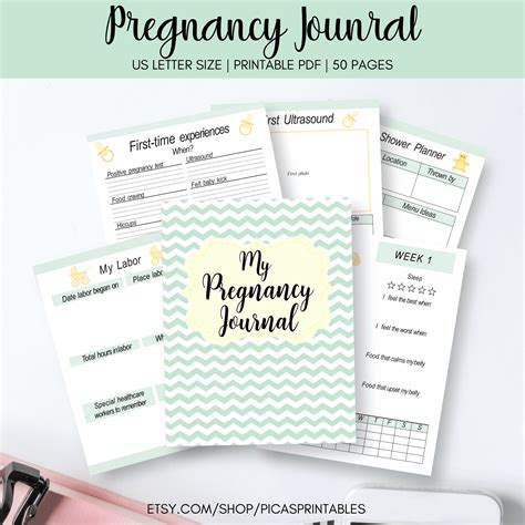 The Best Pregnancy Journal For First Time Moms Picas Printables