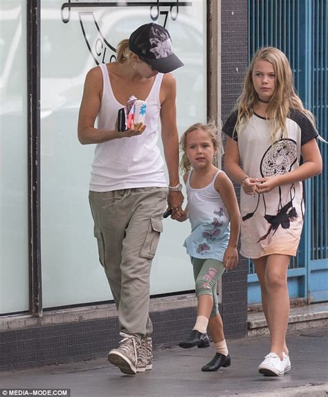 Lleyton Hewitts Wife Bec Steps Out With Her Lookalike Daughters Mia And Ava Daily Mail Online